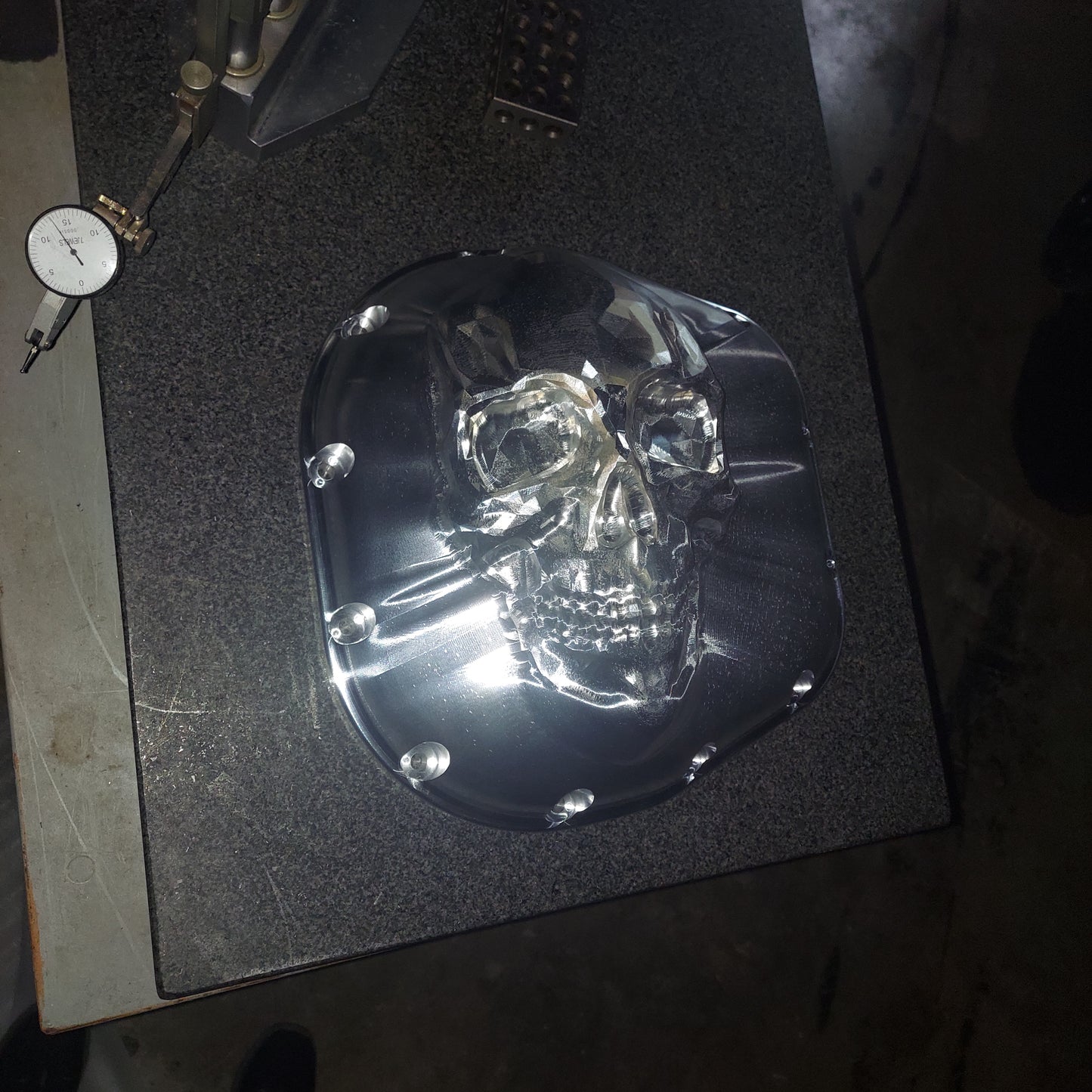 Billet Skull Differential Cover fits Ford Sterling 10.5